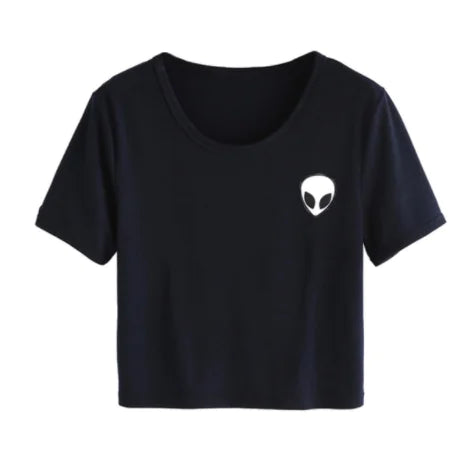 Alien Cropped Tee