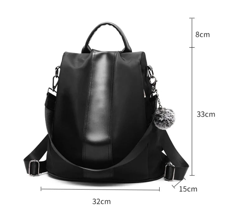 Faux Leather Backpack
