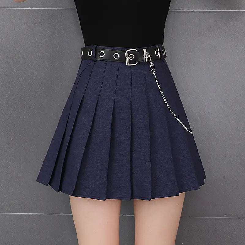 Pleated Skirt - DARK MOON