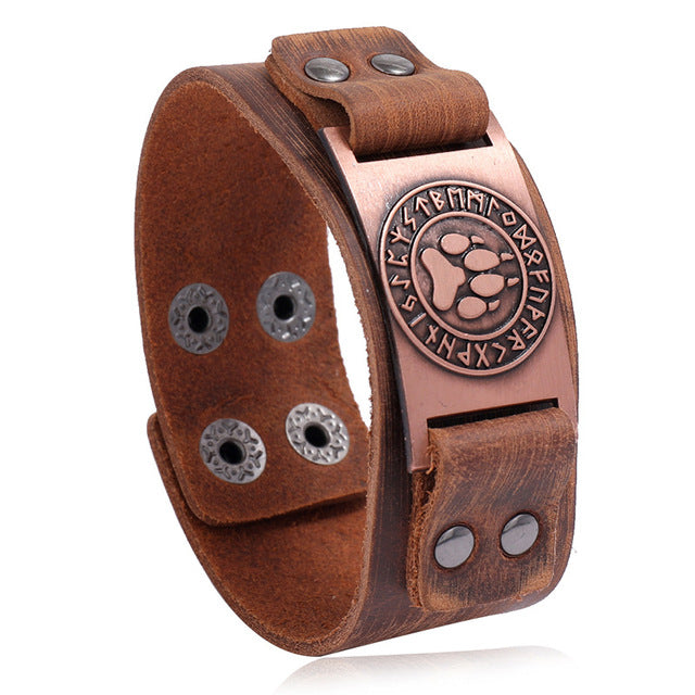 Nordic Symbols Bracelet - DARK MOON