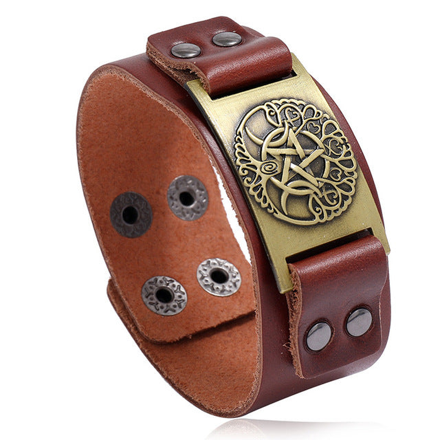 Nordic Symbols Bracelet - DARK MOON