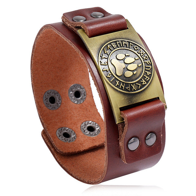 Nordic Symbols Bracelet - DARK MOON