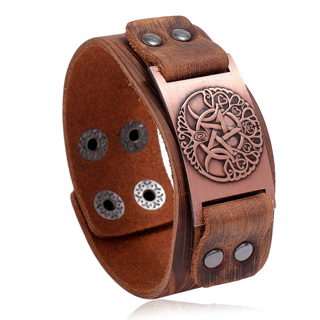 Nordic Symbols Bracelet - DARK MOON
