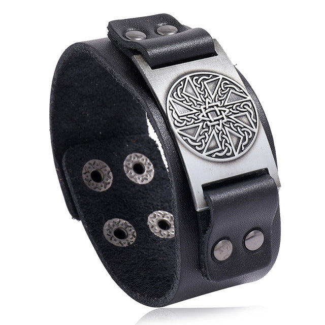 Nordic Symbols Bracelet - DARK MOON