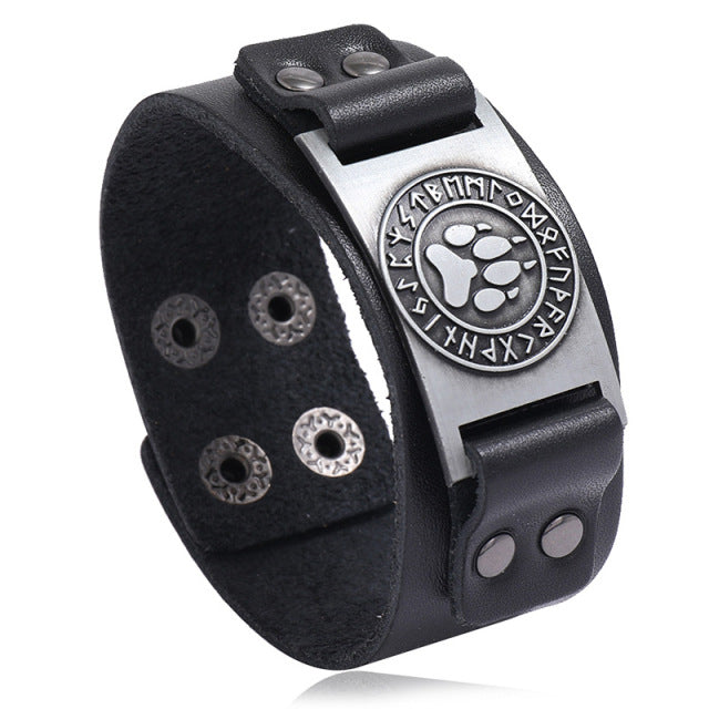 Nordic Symbols Bracelet - DARK MOON