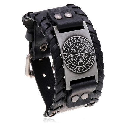 Nordic Symbols Bracelet - DARK MOON