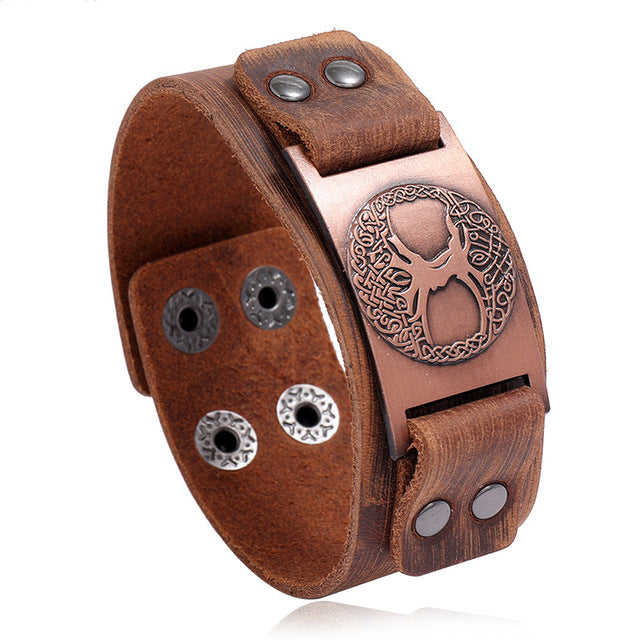 Nordic Symbols Bracelet - DARK MOON