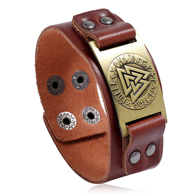 Nordic Symbols Bracelet - DARK MOON