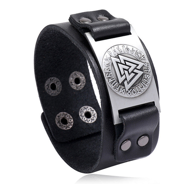 Nordic Symbols Bracelet - DARK MOON