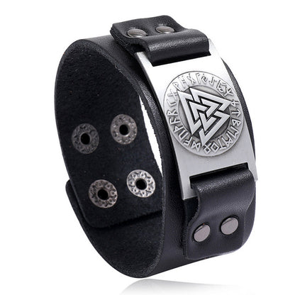 Nordic Symbols Bracelet - DARK MOON
