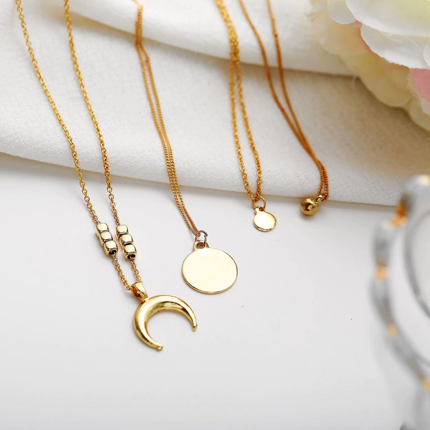 Layered Charm Necklace