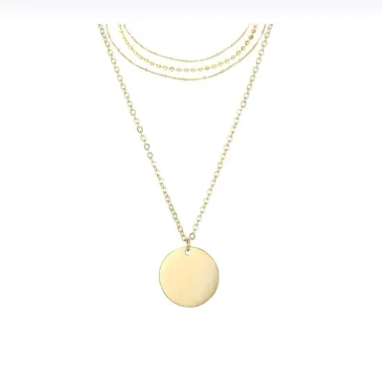Layered Pendant Necklace