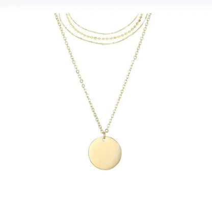 Layered Pendant Necklace