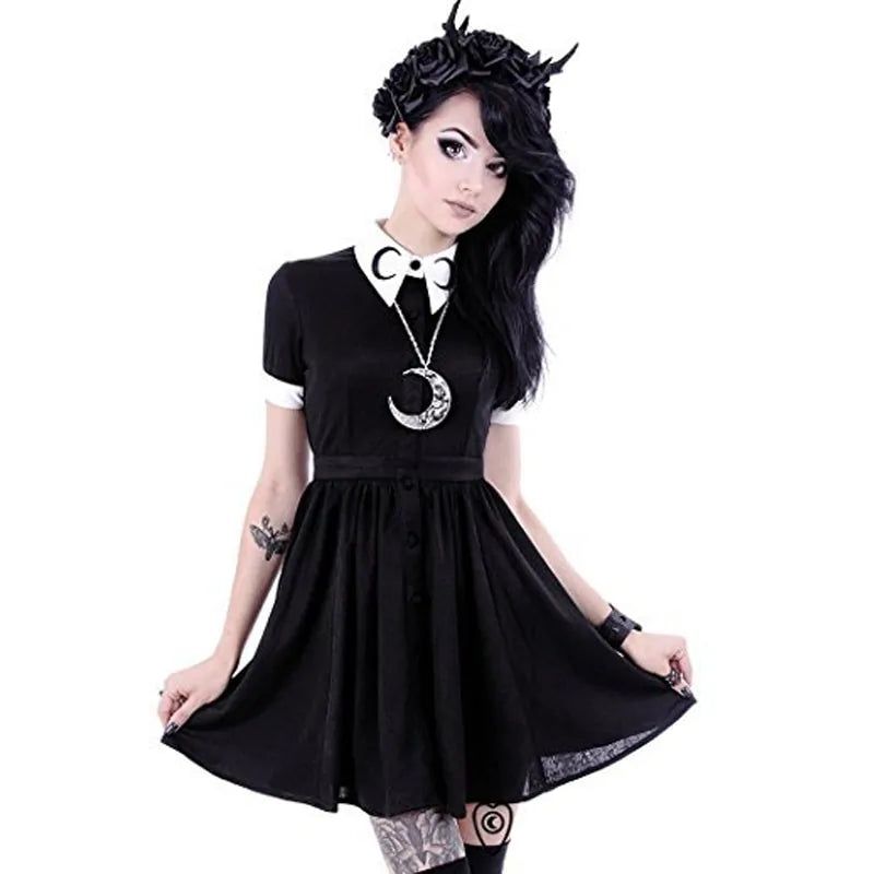 Moon Collar Dress