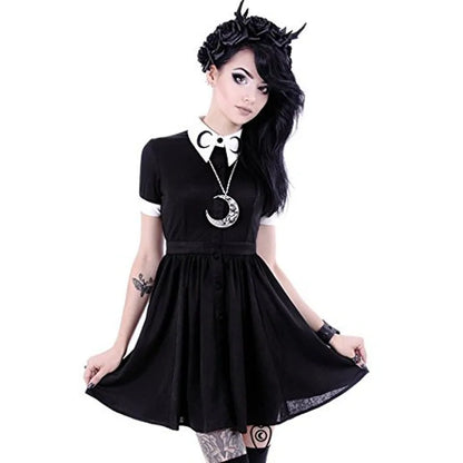 Moon Collar Dress