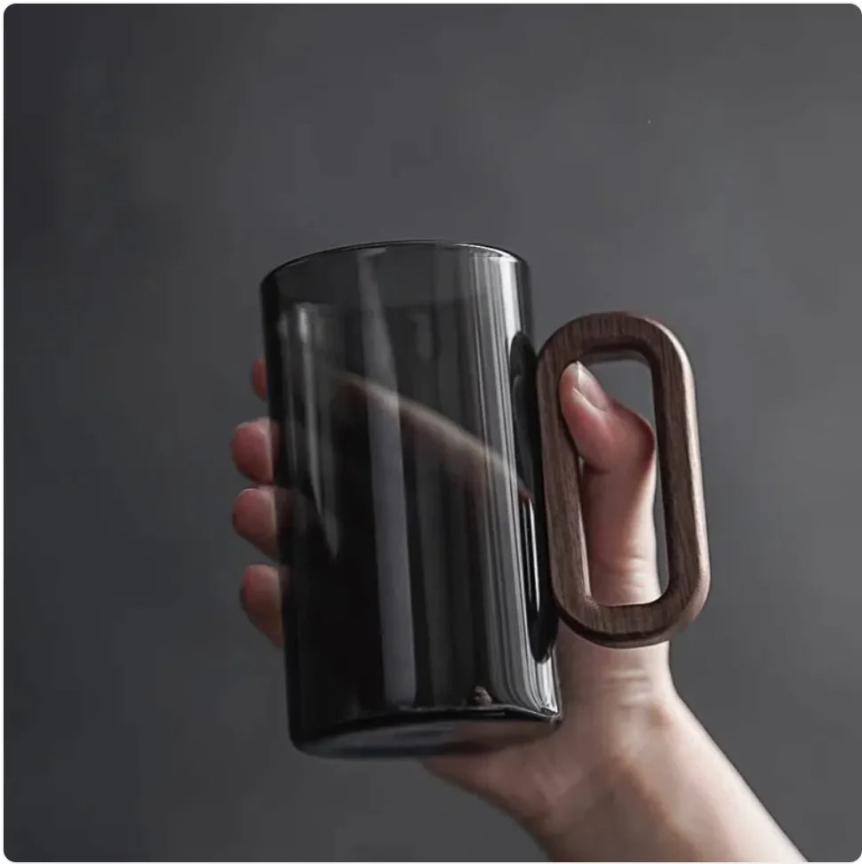 Grey Glass Mug Sets