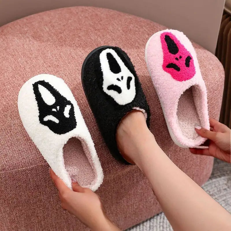Ghost Face Slippers