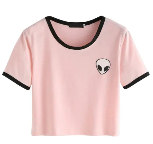 Alien Cropped Tee
