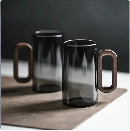 Grey Glass Mug