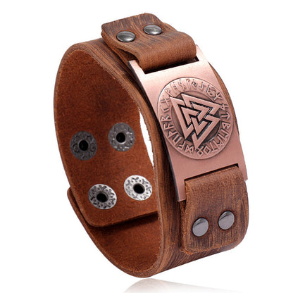 Nordic Symbols Bracelet - DARK MOON
