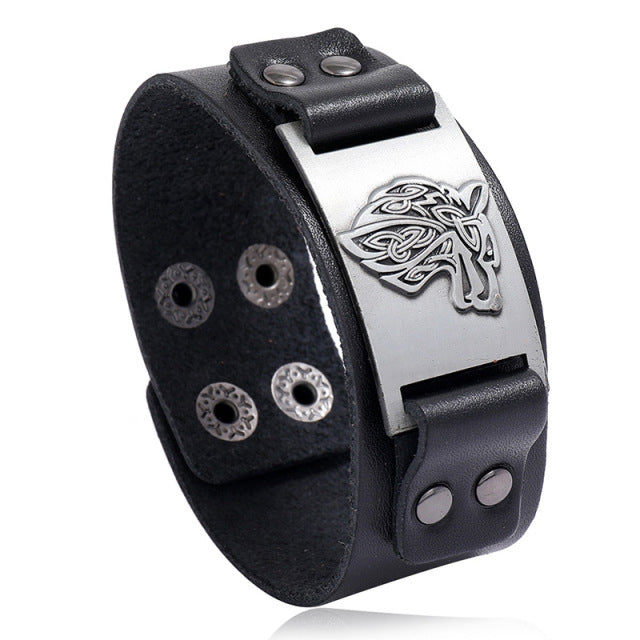 Nordic Symbols Bracelet - DARK MOON