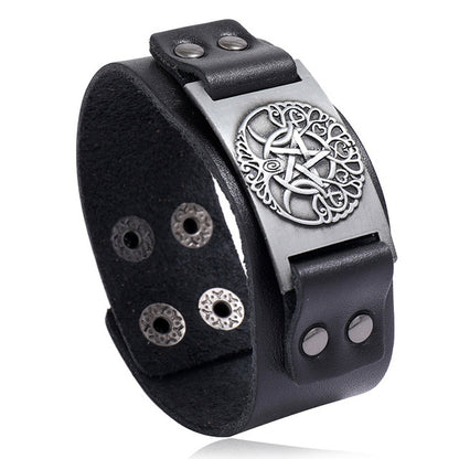 Nordic Symbols Bracelet - DARK MOON