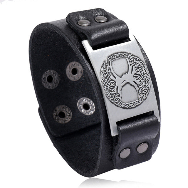 Nordic Symbols Bracelet - DARK MOON