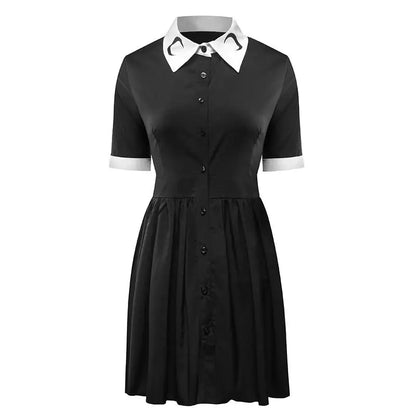 Moon Collar Dress