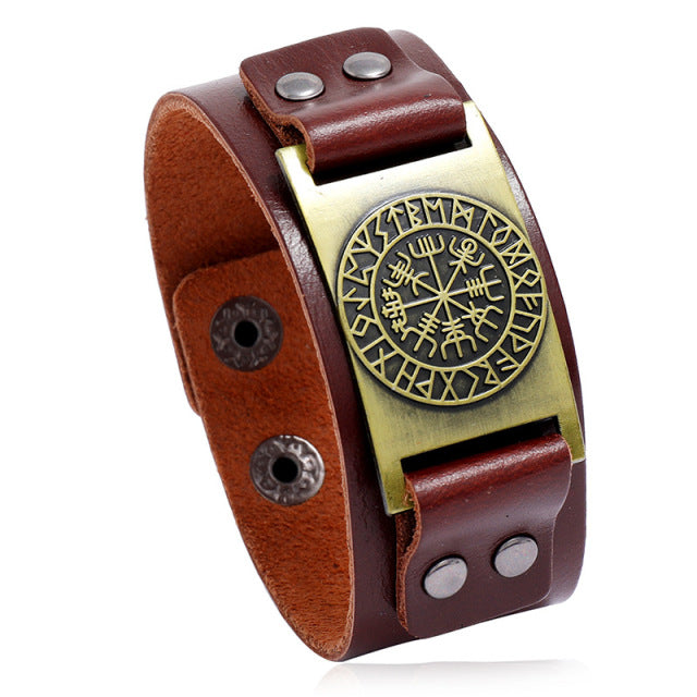 Nordic Symbols Bracelet - DARK MOON
