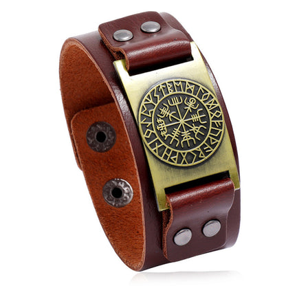Nordic Symbols Bracelet - DARK MOON