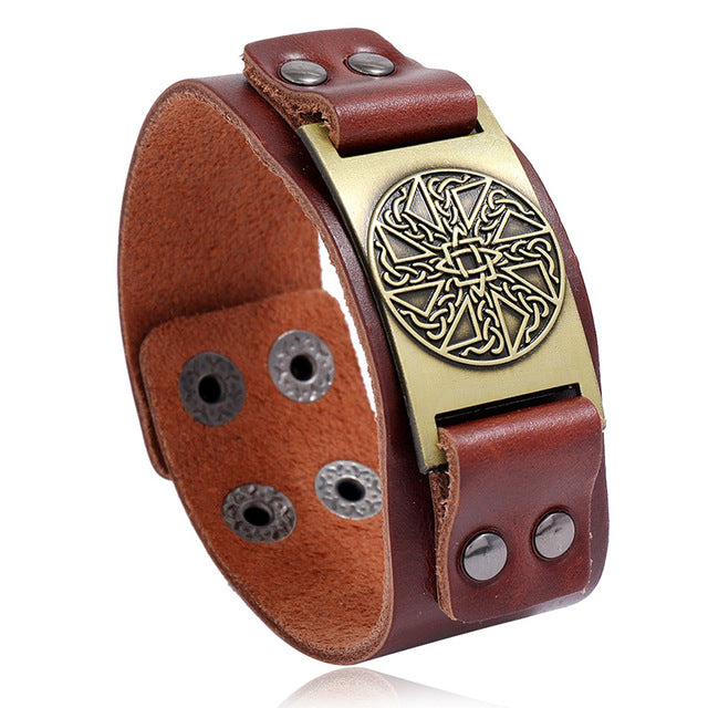 Nordic Symbols Bracelet - DARK MOON