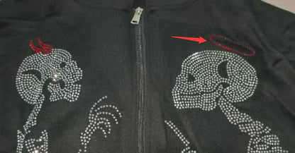 Good & Evil Skeleton Hoodie