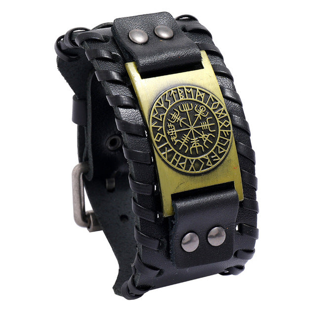 Nordic Symbols Bracelet - DARK MOON