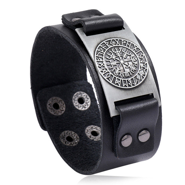 Nordic Symbols Bracelet - DARK MOON