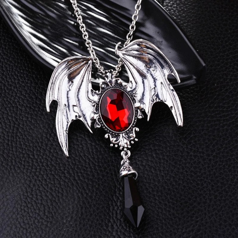 Winged Crystal Necklace