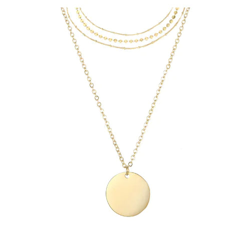 Layered Pendant Necklace