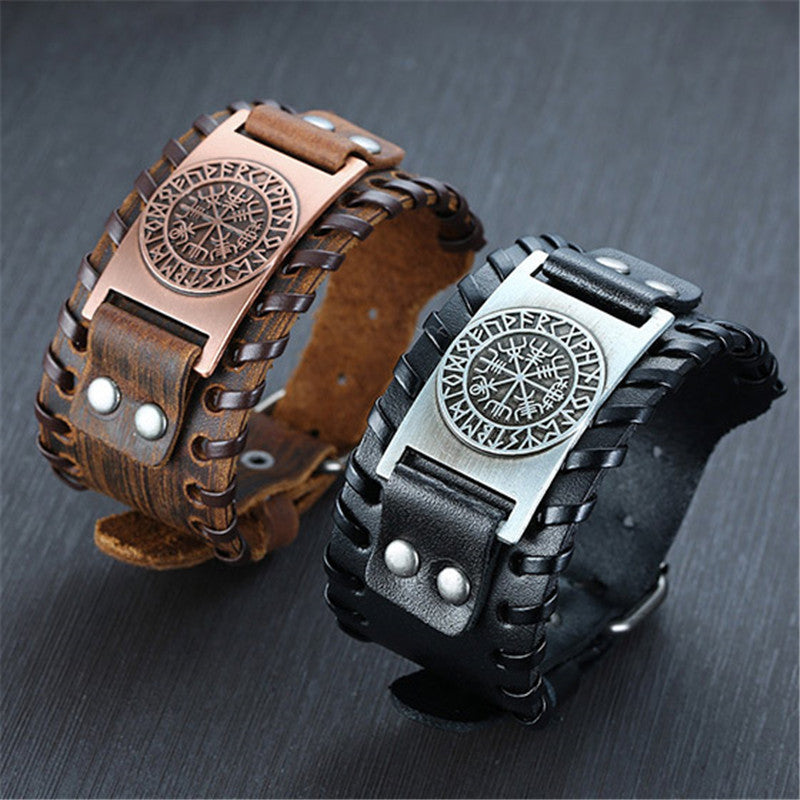 Nordic Symbols Bracelet - DARK MOON