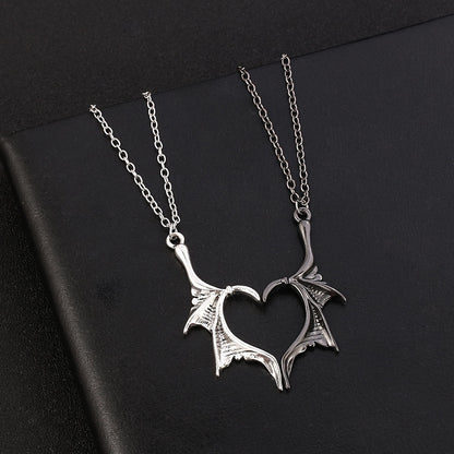 Dragon Wing Necklace Set - DARK MOON