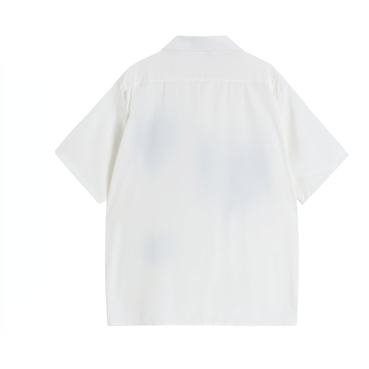 Oversized Heart Button Up Shirt - DARK MOON