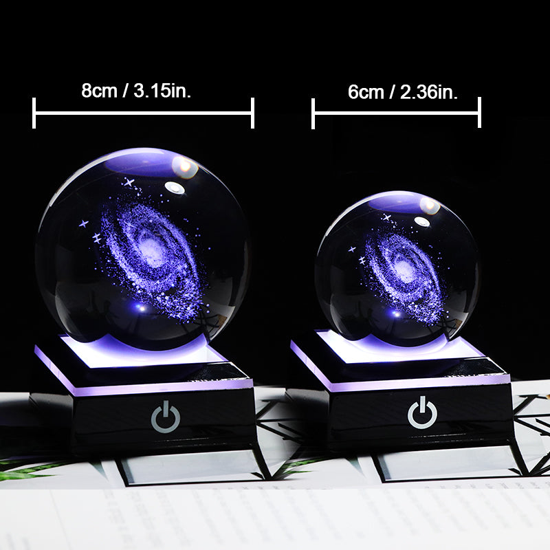 Galaxy Crystal Ball - DARK MOON