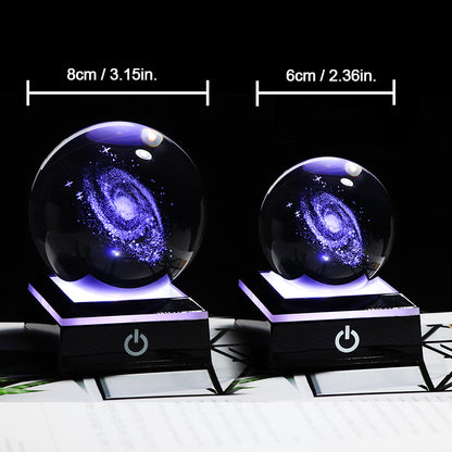 Galaxy Crystal Ball - DARK MOON