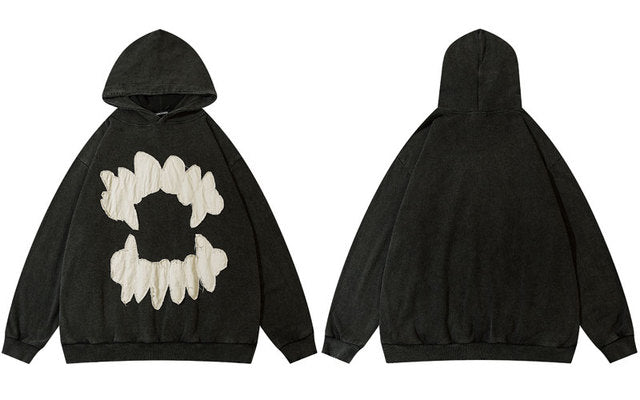 Teeth Hoodie - DARK MOON