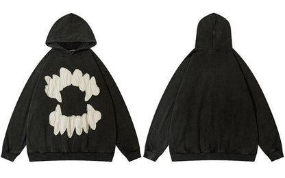 Teeth Hoodie - DARK MOON