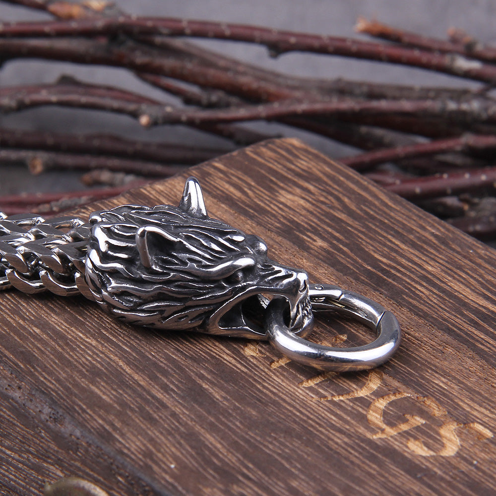 Wolf Chain Bracelet - DARK MOON