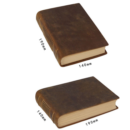 Vintage Style Handmade Notebook - DARK MOON