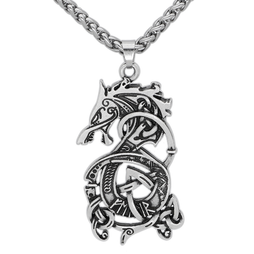 Dragon Rune Necklace - DARK MOON
