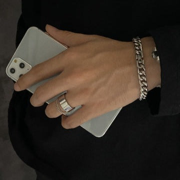 Silver Chain Ring