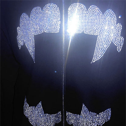 Spiderweb & Fangs Sweatshirt - DARK MOON