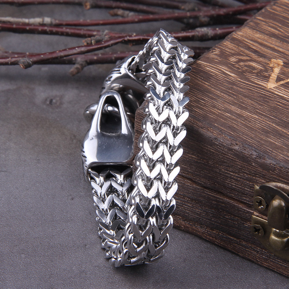 Wolf Chain Bracelet - DARK MOON