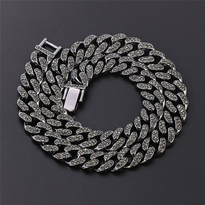 Sparkly Black Chain - DARK MOON
